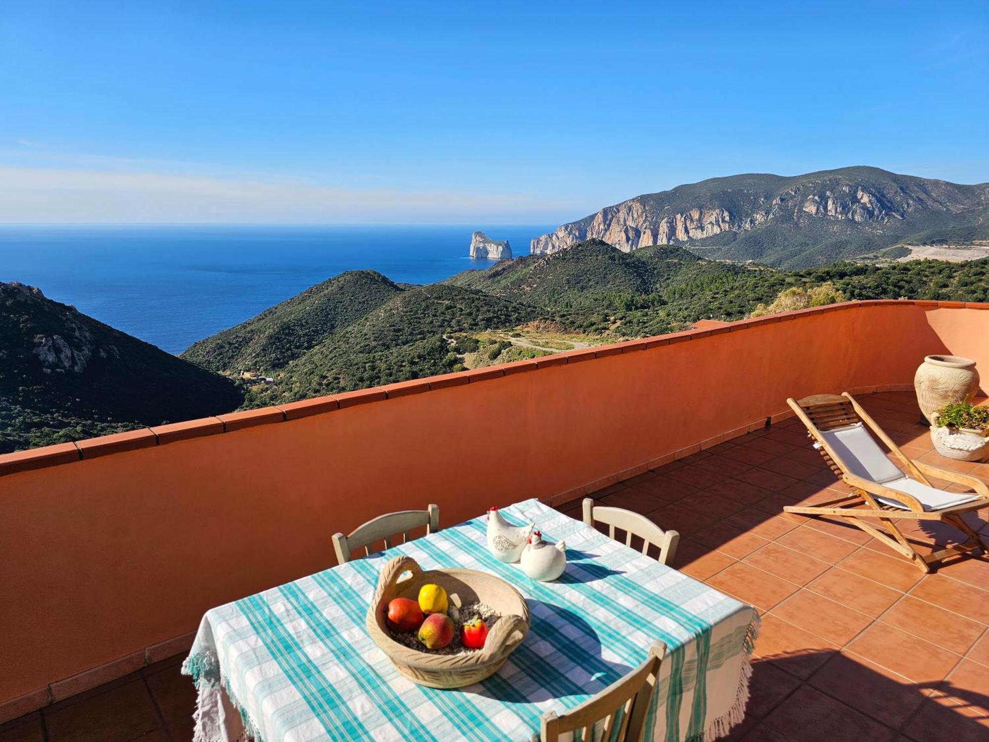 Casa Con Magnifica Vista Mare Villa Nebida Eksteriør bilde